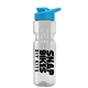 champion - 28 oz transparent bottle with drink thru lid and large infuser