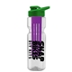 champion - 28 oz transparent bottle with drink thru lid and large infuser