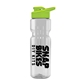 champion - 28 oz transparent bottle with drink thru lid and large infuser