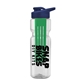 champion - 28 oz transparent bottle with drink thru lid and large infuser