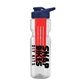 champion - 28 oz transparent bottle with drink thru lid and large infuser