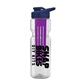 champion - 28 oz transparent bottle with drink thru lid and large infuser