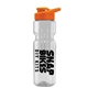 champion - 28 oz transparent bottle with drink thru lid and large infuser