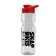 champion - 28 oz transparent bottle with drink thru lid and large infuser
