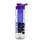 champion - 28 oz transparent bottle with drink thru lid and large infuser