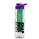 champion - 28 oz transparent bottle with drink thru lid and large infuser