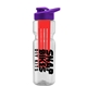 champion - 28 oz transparent bottle with drink thru lid and large infuser