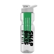 champion - 28 oz transparent bottle with drink thru lid and large infuser