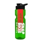 champion - 28 oz transparent bottle with drink thru lid and large infuser