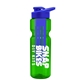 champion - 28 oz transparent bottle with drink thru lid and large infuser