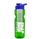 champion - 28 oz transparent bottle with drink thru lid and large infuser