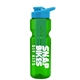 champion - 28 oz transparent bottle with drink thru lid and large infuser