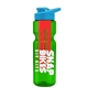 champion - 28 oz transparent bottle with drink thru lid and large infuser
