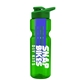 champion - 28 oz transparent bottle with drink thru lid and large infuser