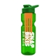 champion - 28 oz transparent bottle with drink thru lid and large infuser