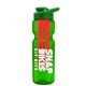 champion - 28 oz transparent bottle with drink thru lid and large infuser