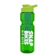 champion - 28 oz transparent bottle with drink thru lid and large infuser