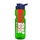 champion - 28 oz transparent bottle with drink thru lid and large infuser