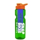 champion - 28 oz transparent bottle with drink thru lid and large infuser