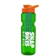 champion - 28 oz transparent bottle with drink thru lid and large infuser