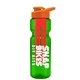 champion - 28 oz transparent bottle with drink thru lid and large infuser