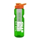 champion - 28 oz transparent bottle with drink thru lid and large infuser