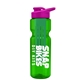 champion - 28 oz transparent bottle with drink thru lid and large infuser