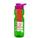 champion - 28 oz transparent bottle with drink thru lid and large infuser