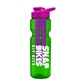 champion - 28 oz transparent bottle with drink thru lid and large infuser