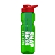 champion - 28 oz transparent bottle with drink thru lid and large infuser