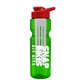 champion - 28 oz transparent bottle with drink thru lid and large infuser