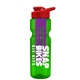 champion - 28 oz transparent bottle with drink thru lid and large infuser