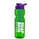 champion - 28 oz transparent bottle with drink thru lid and large infuser