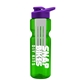 champion - 28 oz transparent bottle with drink thru lid and large infuser