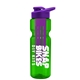 champion - 28 oz transparent bottle with drink thru lid and large infuser