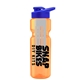 champion - 28 oz transparent bottle with drink thru lid and large infuser