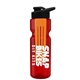 champion - 28 oz transparent bottle with drink thru lid and large infuser