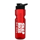 champion - 28 oz transparent bottle with drink thru lid and large infuser