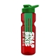 champion - 28 oz transparent bottle with drink thru lid and large infuser