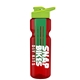 champion - 28 oz transparent bottle with drink thru lid and large infuser