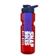 champion - 28 oz transparent bottle with drink thru lid and large infuser