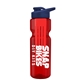 champion - 28 oz transparent bottle with drink thru lid and large infuser