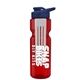 champion - 28 oz transparent bottle with drink thru lid and large infuser