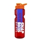 champion - 28 oz transparent bottle with drink thru lid and large infuser
