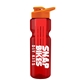 champion - 28 oz transparent bottle with drink thru lid and large infuser