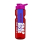 champion - 28 oz transparent bottle with drink thru lid and large infuser