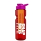 champion - 28 oz transparent bottle with drink thru lid and large infuser
