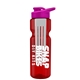 champion - 28 oz transparent bottle with drink thru lid and large infuser