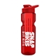 champion - 28 oz transparent bottle with drink thru lid and large infuser