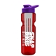 champion - 28 oz transparent bottle with drink thru lid and large infuser